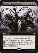 Profane Transfusion (Extended Art) [Commander Legends] Foil