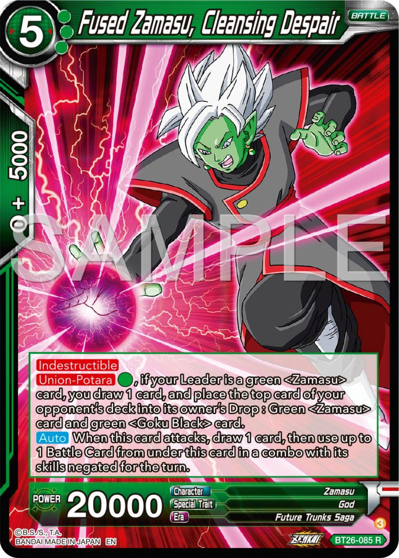 Fused Zamasu, Cleansing Despair (BT26-085) [Ultimate Advent] Parallel Foil