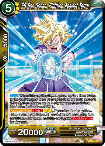 SS Son Gohan, Fighting Against Terror (BT26-102) [Ultimate Advent] Parallel Foil