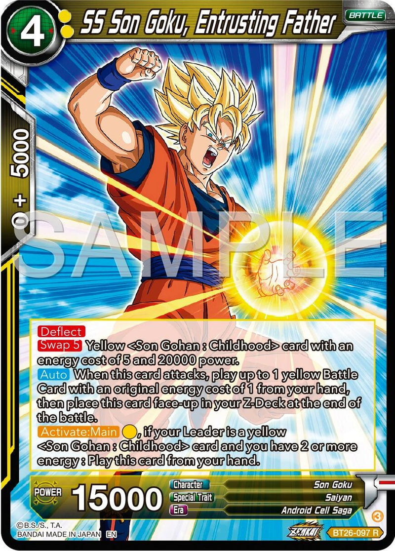 SS Son Goku, Entrusting Father (BT26-097) [Ultimate Advent] Parallel Foil