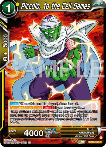 Piccolo, to the Cell Games (BT26-106) [Ultimate Advent] Parallel Foil