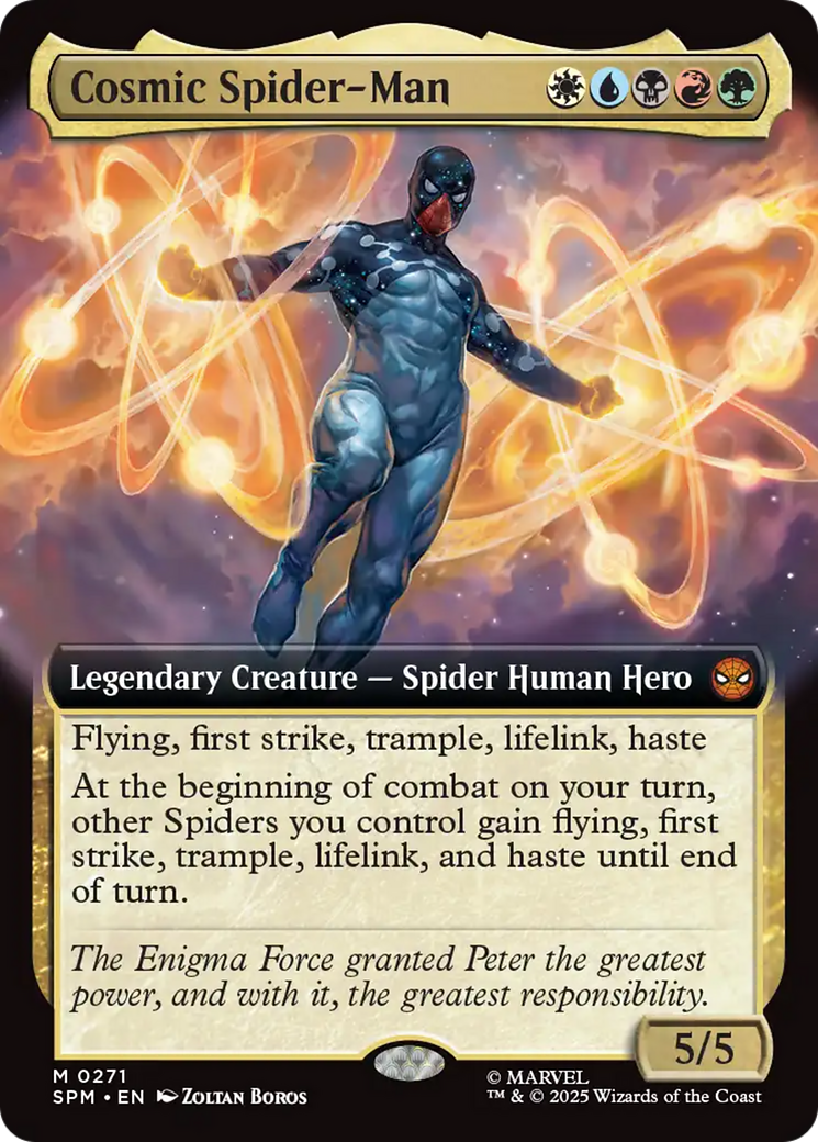 Cosmic Spider-Man (Extended Art) [Marvel's Spider-Man] Foil