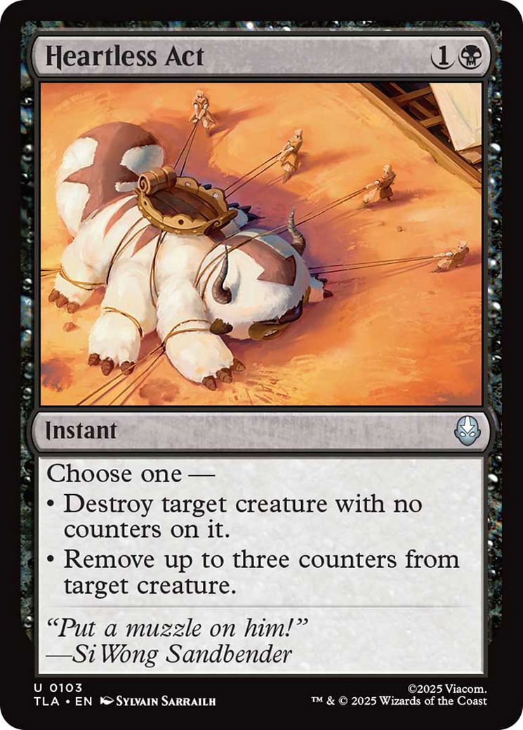 Heartless Act [Avatar: The Last Airbender] Foil