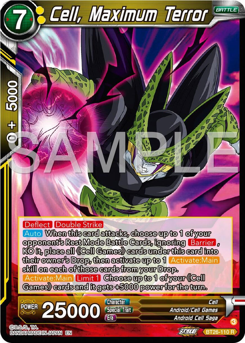 Cell, Maximum Terror (BT26-110) [Ultimate Advent] Parallel Foil