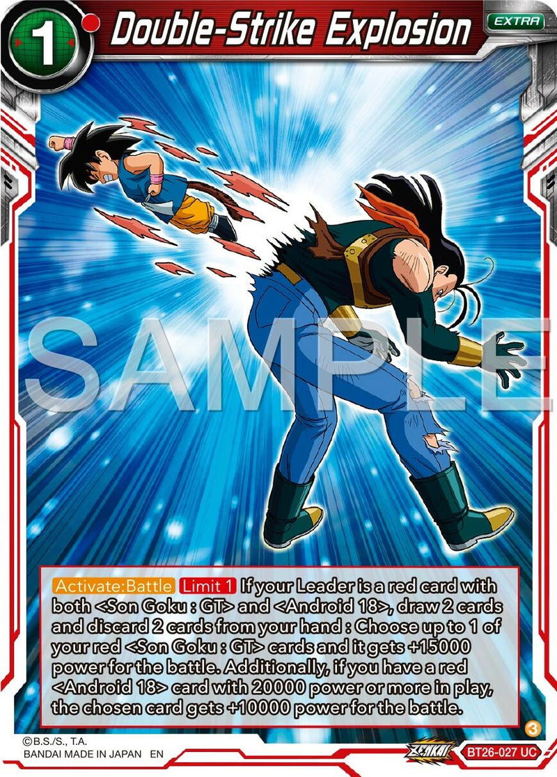 Double-Strike Explosion (BT26-027) [Ultimate Advent] Parallel Foil