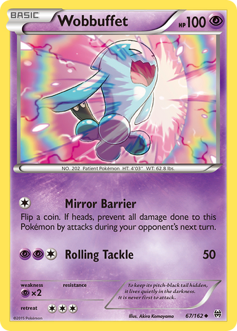 Wobbuffet (67/162) [XY: BREAKthrough] Reverse Holofoil