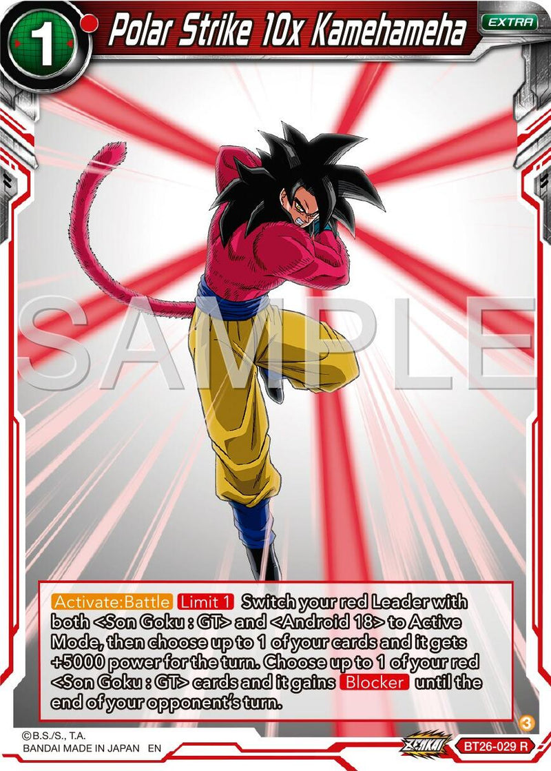 Polar Strike 10x Kamehameha (BT26-029) [Ultimate Advent] Parallel Foil