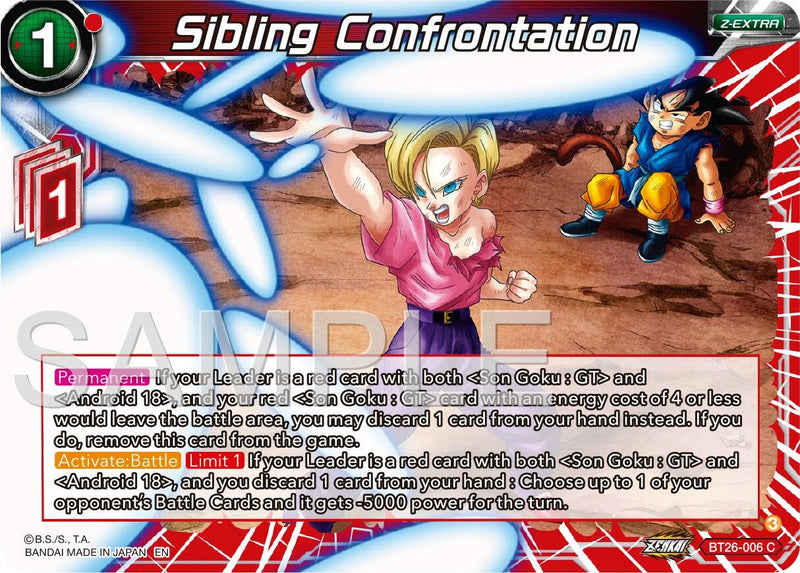 Sibling Confrontation (BT26-006) [Ultimate Advent] Parallel Foil