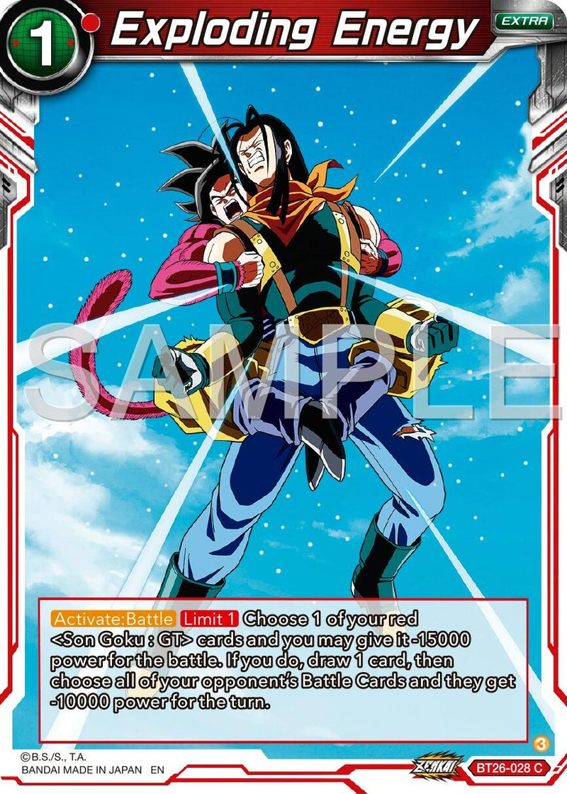 Exploding Energy (BT26-028) [Ultimate Advent] Parallel Foil