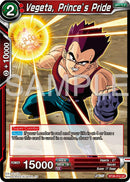 Vegeta, Prince's Pride (BT26-014) [Ultimate Advent] Parallel Foil