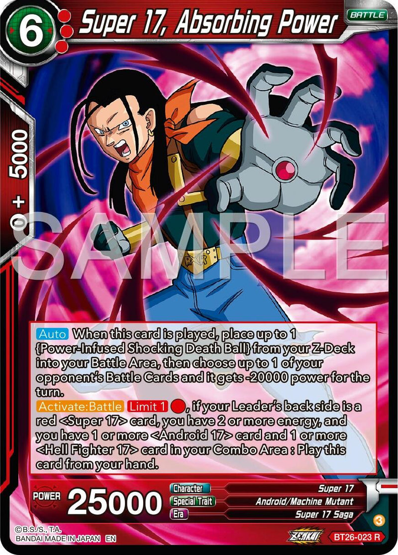 Super 17, Absorbing Power (BT26-023) [Ultimate Advent] Parallel Foil