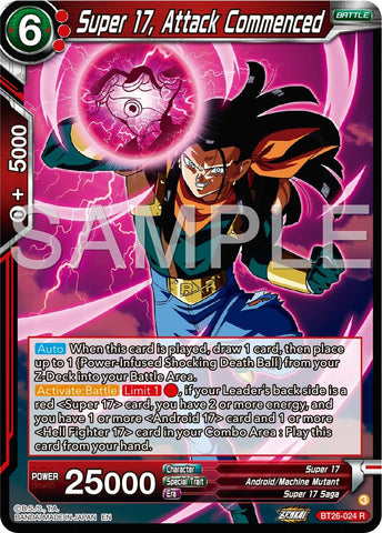 Super 17, Attack Commenced (BT26-024) [Ultimate Advent] Parallel Foil
