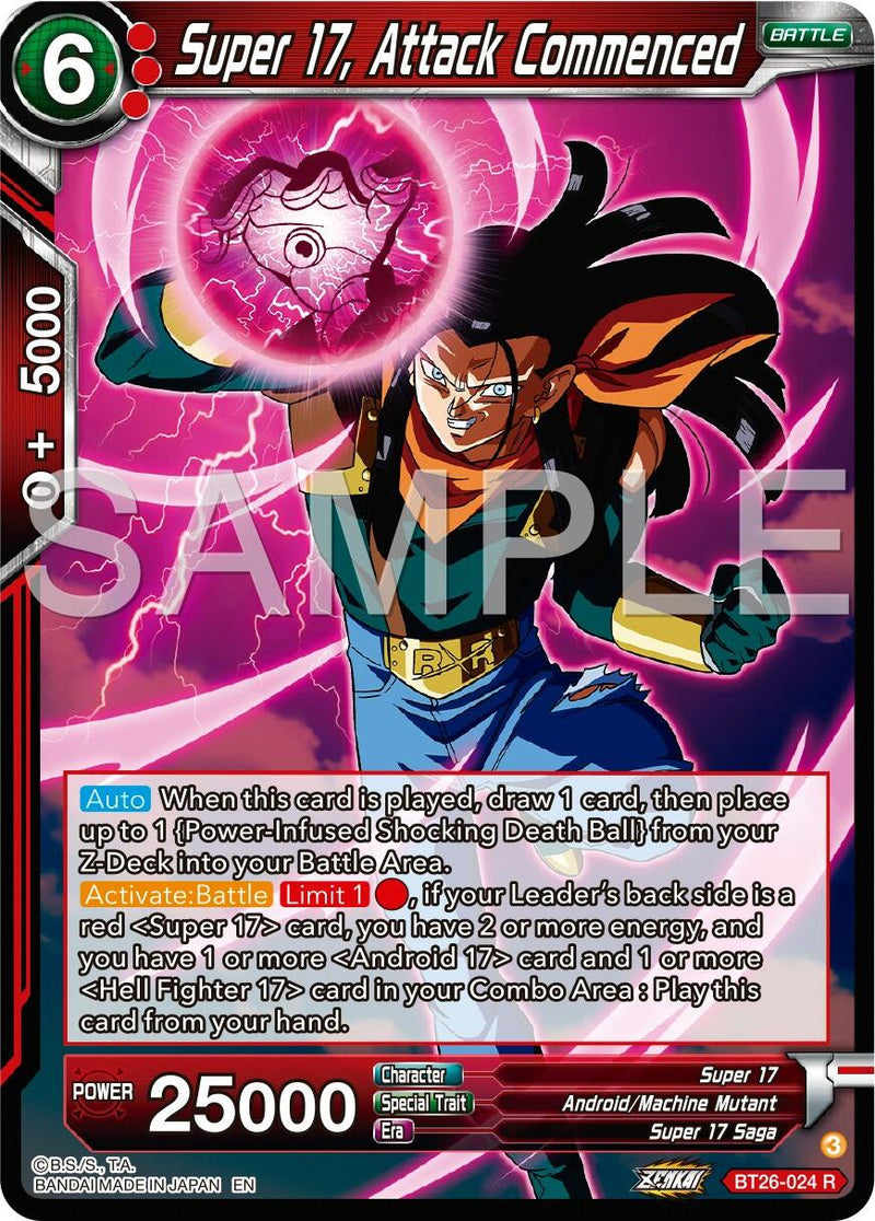 Super 17, Attack Commenced (BT26-024) [Ultimate Advent] Parallel Foil