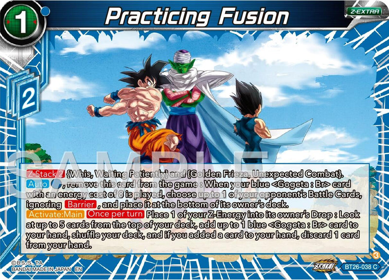 Practicing Fusion (BT26-038) [Ultimate Advent] Parallel Foil