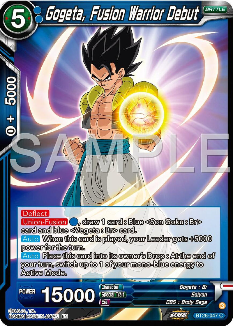 Gogeta, Fusion Warrior Debut (BT26-047) [Ultimate Advent] Parallel Foil