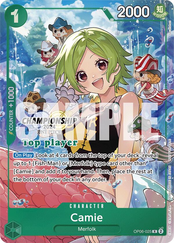 Camie (Championship 2024 Top Player Pack) [One Piece Promotion Cards] Foil