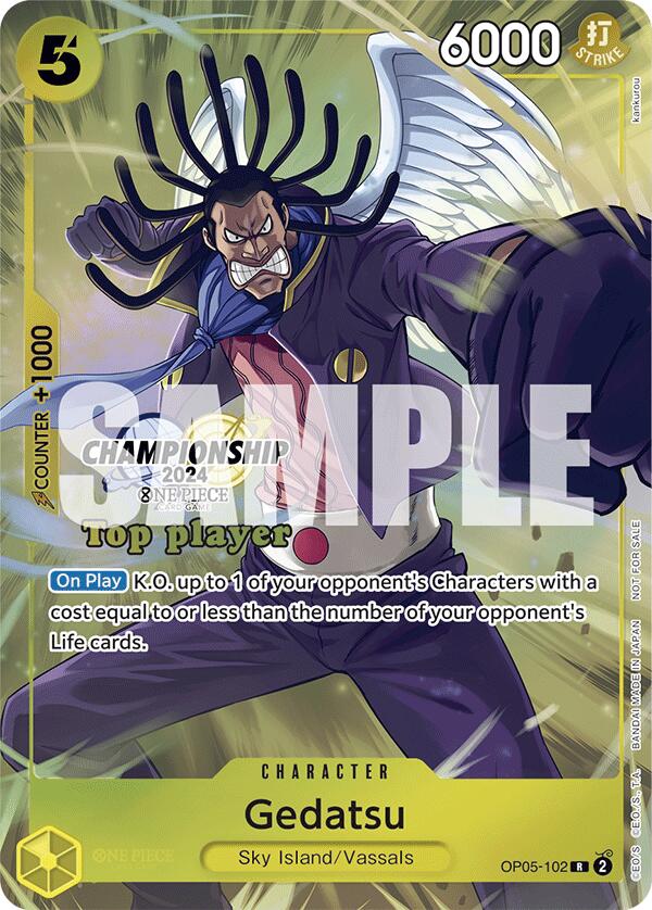 Gedatsu (Championship 2024 Top Player Pack) [One Piece Promotion Cards] Foil