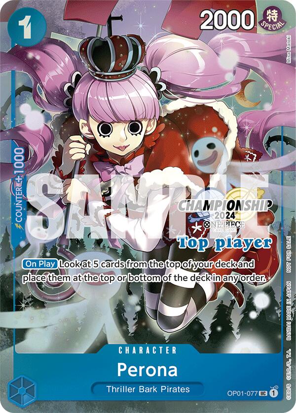 Perona (Championship 2024 Top Player Pack) [One Piece Promotion Cards] Foil