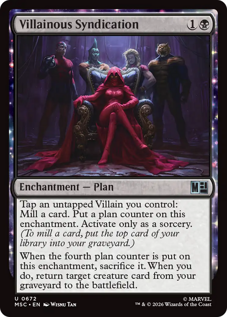 Villainous Syndication [Marvel Super Heroes Commander] Foil