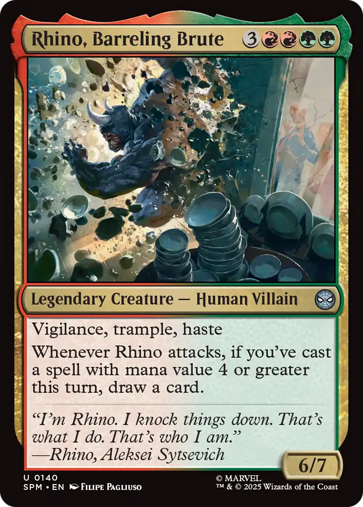 Rhino, Barreling Brute [Marvel's Spider-Man] Foil