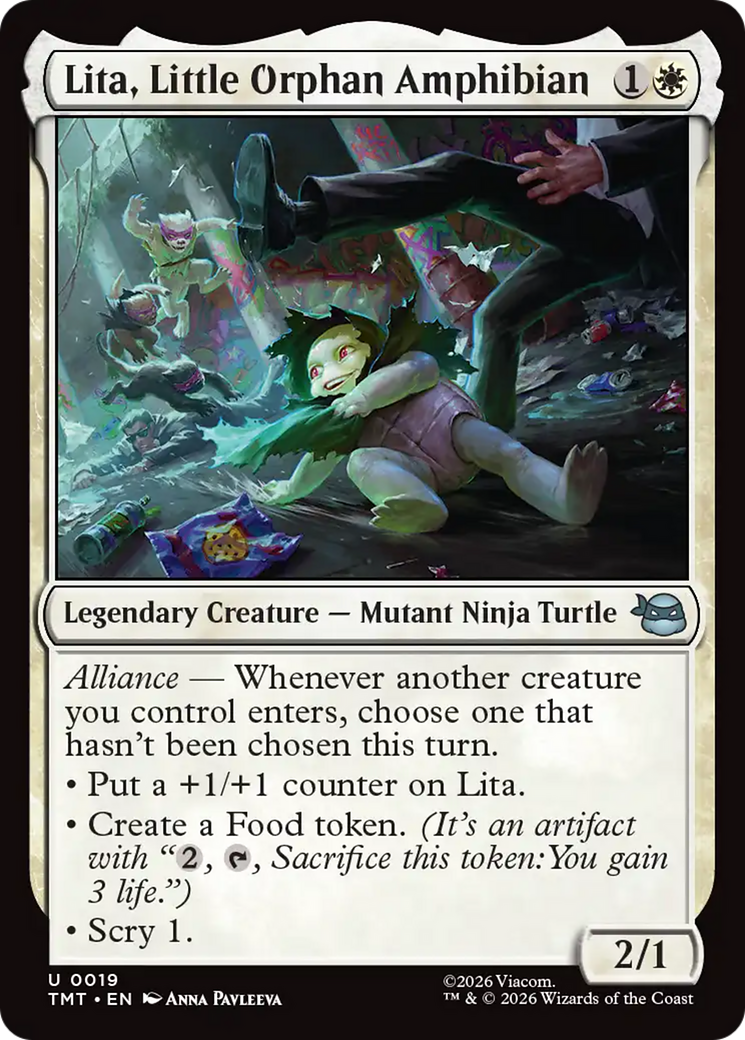 Lita, Little Orphan Amphibian [Teenage Mutant Ninja Turtles] Foil