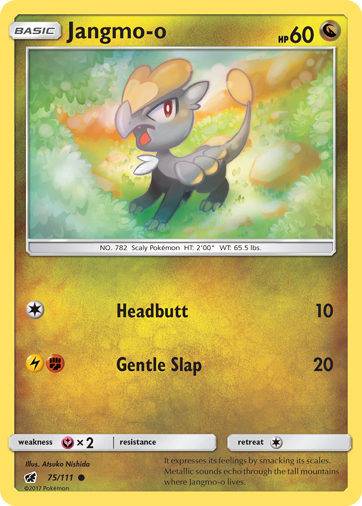Jangmo-o (75/111) [Sun & Moon: Crimson Invasion] Reverse Holofoil