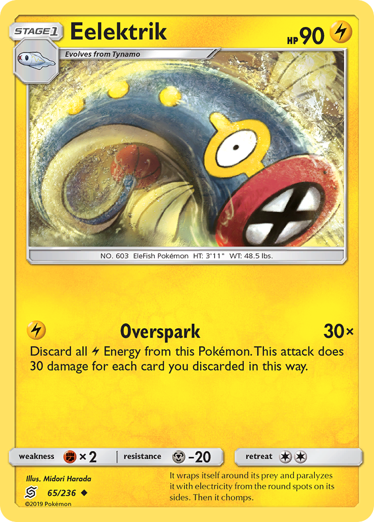 Eelektrik (65/236) [Sun & Moon: Unified Minds] Reverse Holofoil