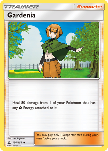 Gardenia (124/156) [Sun & Moon: Ultra Prism] Reverse Holofoil
