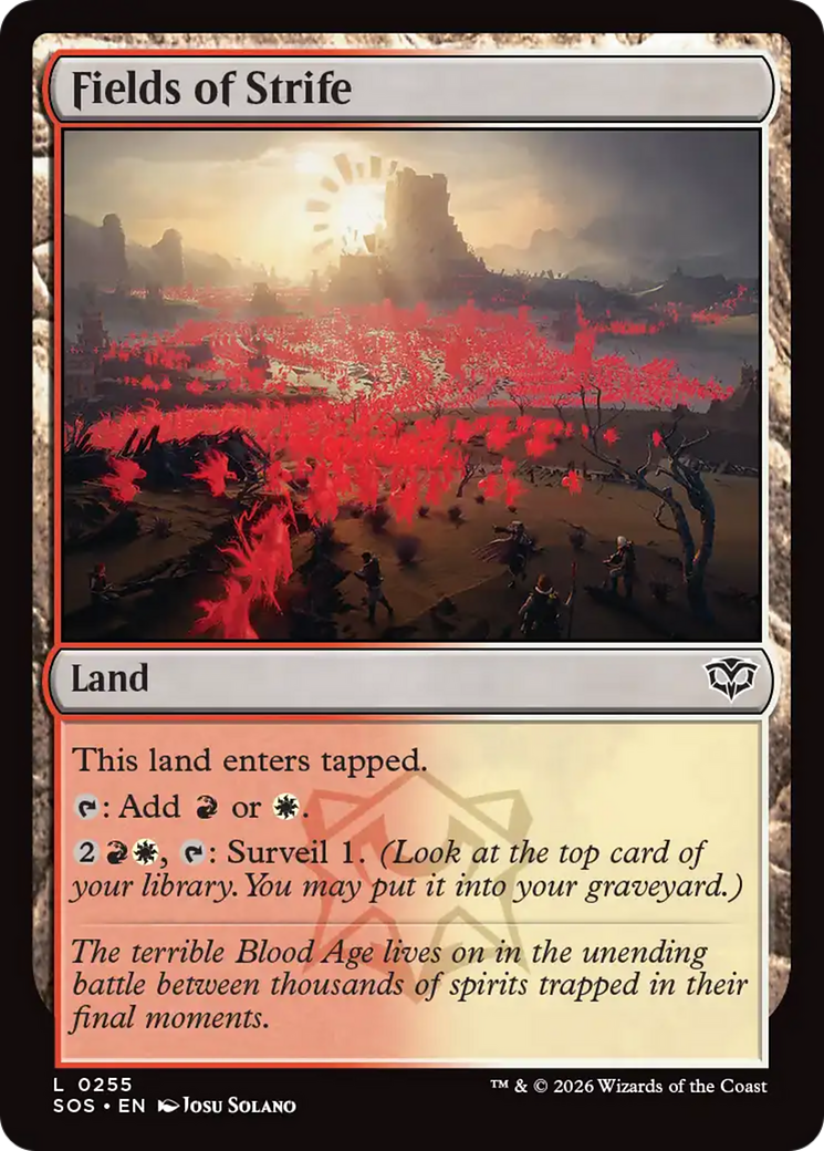 Fields of Strife [Secrets of Strixhaven] Foil