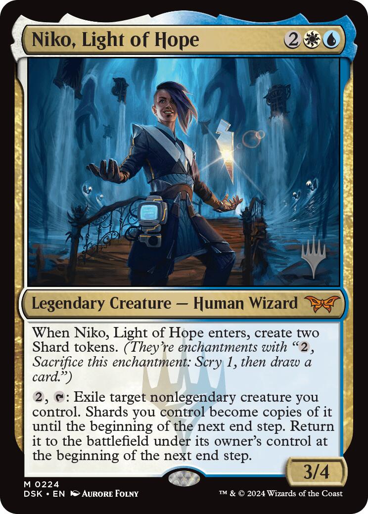 Niko, Light of Hope (Promo Pack) [Duskmourn: House of Horror Promos] Foil