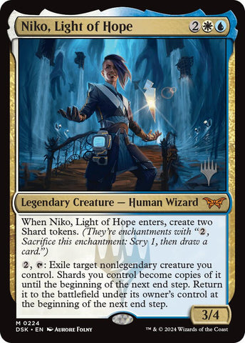 Niko, Light of Hope (Promo Pack) [Duskmourn: House of Horror Promos] Foil
