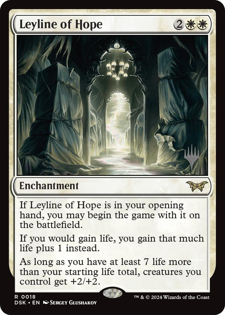 Leyline of Hope (Promo Pack) [Duskmourn: House of Horror Promos] Foil