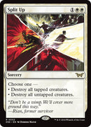 Split Up (Promo Pack) [Duskmourn: House of Horror Promos] Foil