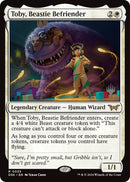 Toby, Beastie Befriender (Promo Pack) [Duskmourn: House of Horror Promos] Foil