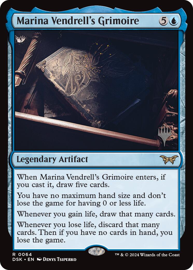 Marina Vendrell's Grimoire (Promo Pack) [Duskmourn: House of Horror Promos] Foil