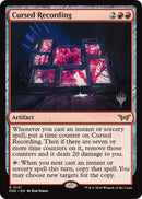 Cursed Recording (0131) (Promo Pack) [Duskmourn: House of Horror Promos] Foil