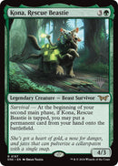 Kona, Rescue Beastie (0187) (Promo Pack) [Duskmourn: House of Horror Promos] Foil