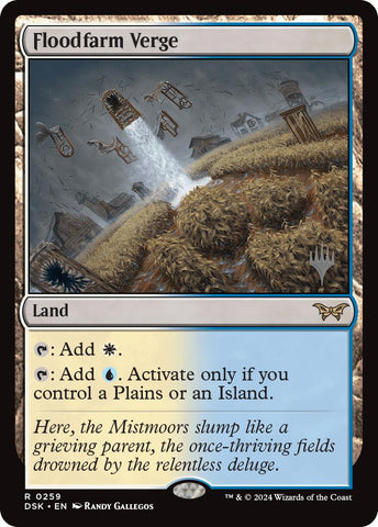 Floodfarm Verge (Promo Pack) [Duskmourn: House of Horror Promos] Foil