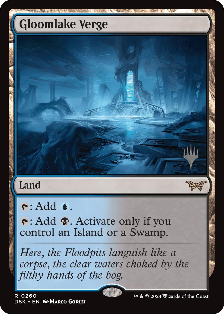 Gloomlake Verge (Promo Pack) [Duskmourn: House of Horror Promos] Foil