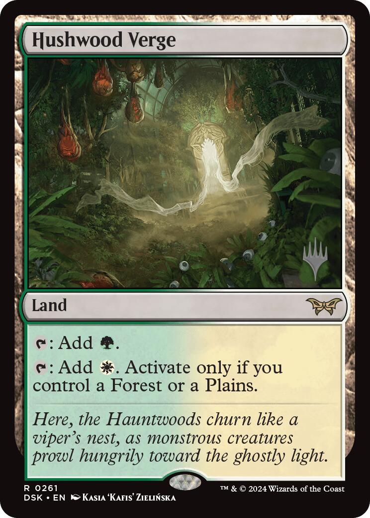 Hushwood Verge (Promo Pack) [Duskmourn: House of Horror Promos] Foil