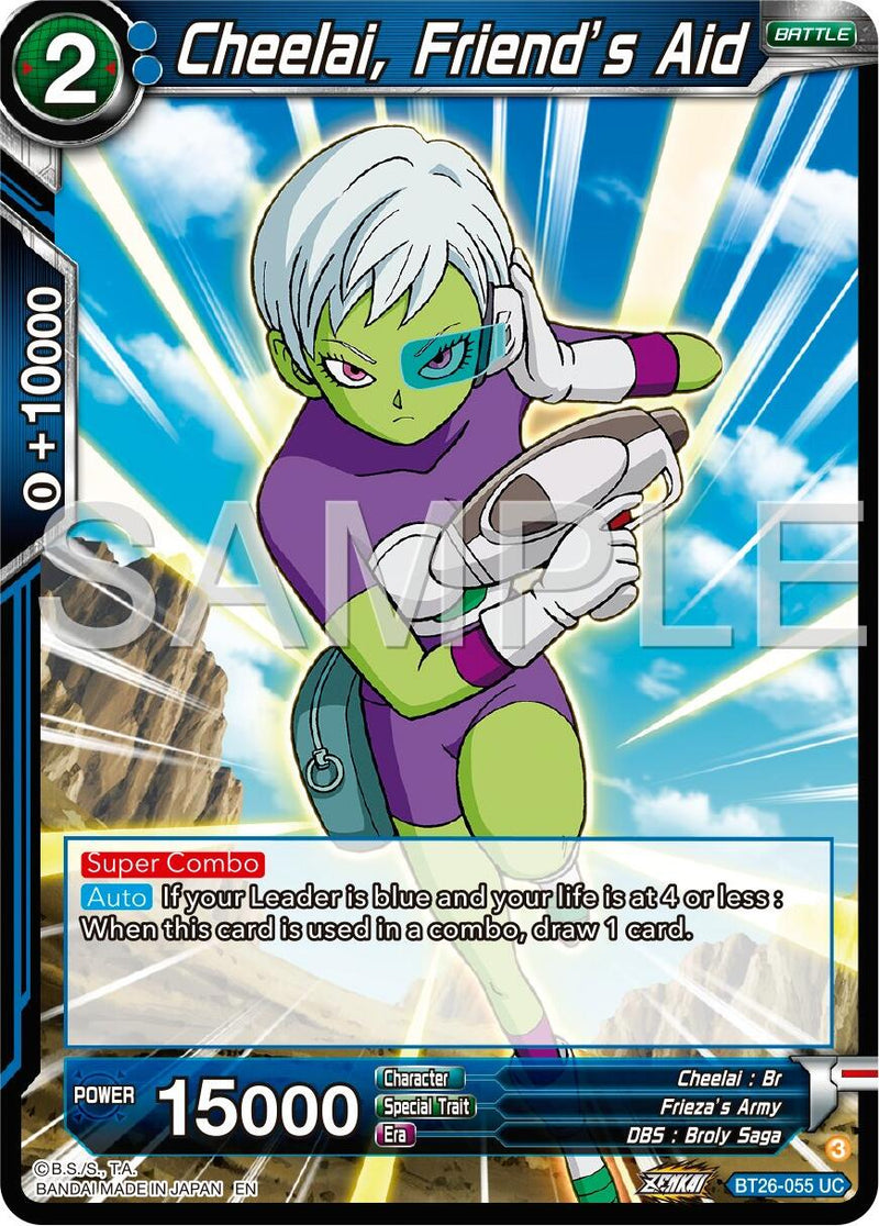 Cheelai, Friend's Aid (BT26-055) [Ultimate Advent] Parallel Foil
