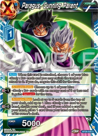 Paragus, Cunning Parent (BT26-035) [Ultimate Advent] Parallel Foil