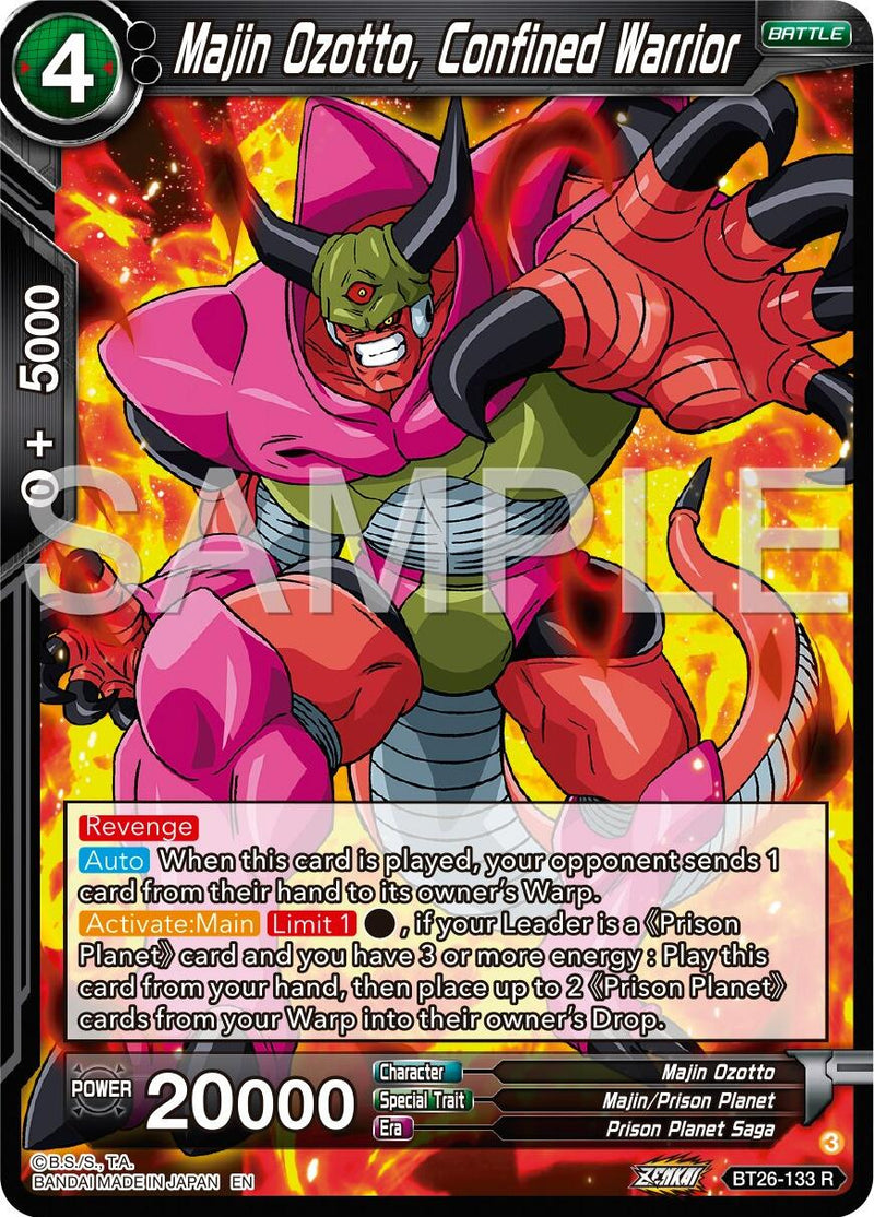 Majin Ozotto, Confined Warrior (BT26-133) [Ultimate Advent] Parallel Foil