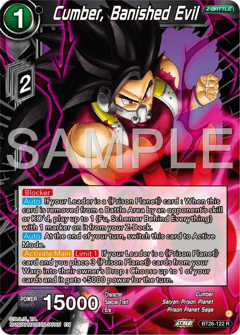 Cumber, Banished Evil (BT26-122) [Ultimate Advent] Parallel Foil