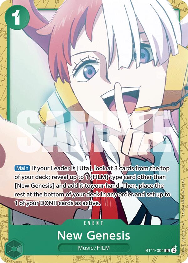 New Genesis [Starter Deck: GREEN Uta] Foil