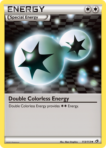 Double Colorless Energy (113/113) [Black & White: Legendary Treasures] Reverse Holofoil