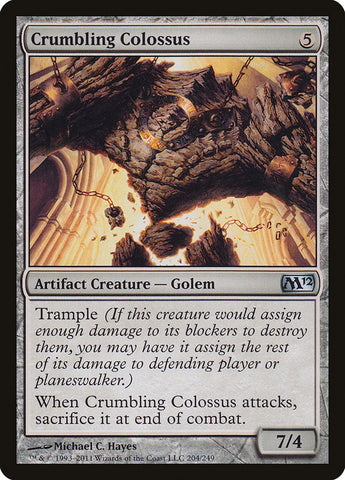 Crumbling Colossus [Magic 2012] Foil