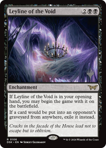 Leyline of the Void (Promo Pack) [Duskmourn: House of Horror Promos] Foil