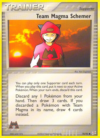 Team Magma Schemer (70/95) [EX: Team Magma vs Team Aqua] Reverse Holofoil