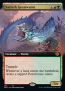 Sarinth Greatwurm (Extended Art) [The Brothers' War] Foil